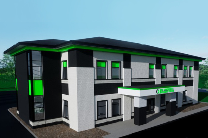 rendering of remodeled Sparta branch